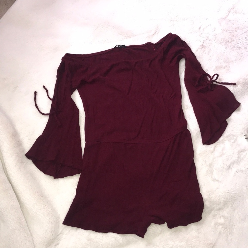 off the shoulder romper